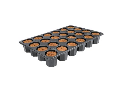Root!t Dry Peat Free 24 Zellen Tray mit Tray, 29,5×19×4 cm