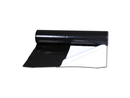 Gartenfolie schwarz-weiß PE, Rolle 2x5 m, 70 Mikron