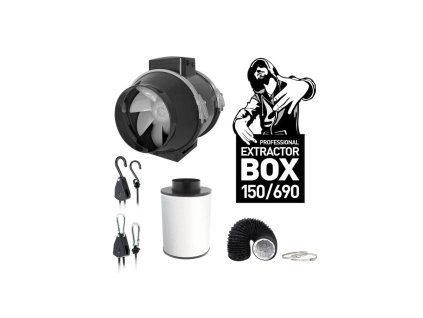 Trafika KIT Extractor 150 mm / 690 m³/h, Komplettset Lüftung