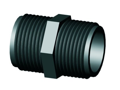 Irritec PP Kupplung 2x Außengewinde 3/4"