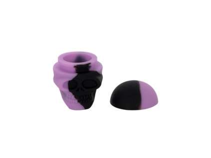 Qnubu Silicone Rosin Skull 3 ml, Silikonbehälter