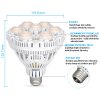 50542 6 sansi led zarovka pro rostliny 24w vyhodna sada 2ks