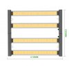 LED GROW foldable multiline grow lamp 240w rozmery