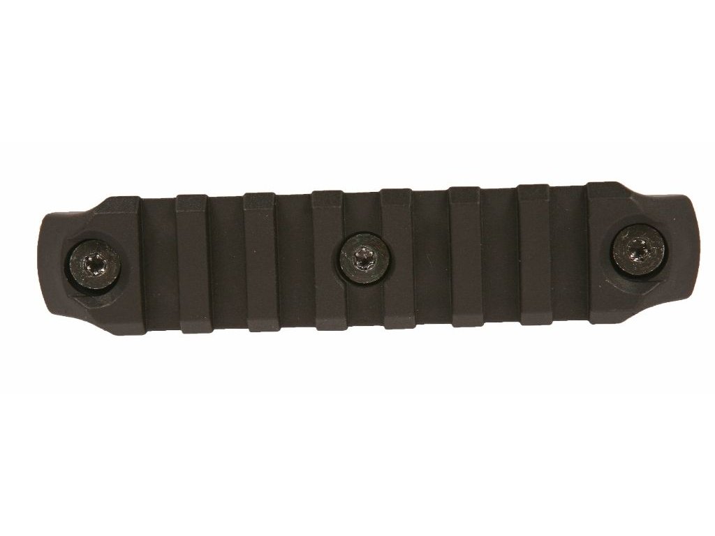 lišta Picatinny (rail) BCM GUNFIGHTER na KeyMod 4", nylon, černá