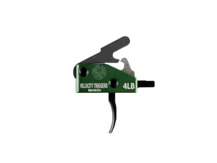 spoušťový mechanismus AR-15 VELOCITY TRIGGERS, 4lb, prohnutá