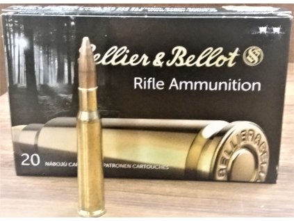 náboj kulový S&B 7x57R FMJ 140gr/9,1g, střela 2955