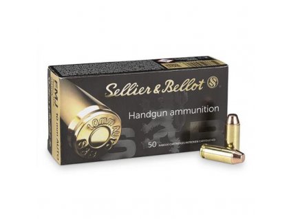 náboj pistolový S&B 10mm AUTO, 180gr/11,7g, FMJ-TC