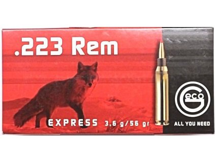 náboj kulový Geco 223Rem. Express 3,6 g/ 56gr