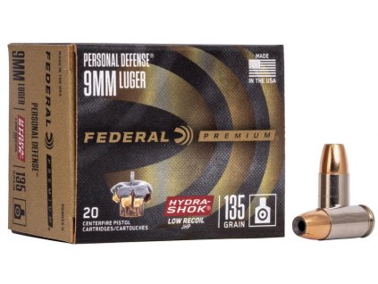 FP PD9HS5H 9mmLugerHydraShokLowRecoilJHP Combo Rm