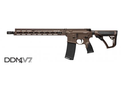 puška samonabíjecí Daniel Defence  AR-15 DDM4 V7 MilSpec+, .223Rem, 16,5", M-LOK