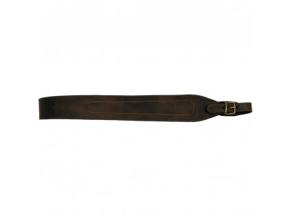 řemen na zbraň Artipel, kožený, polstrovaný, 103cm, hnědý, široký