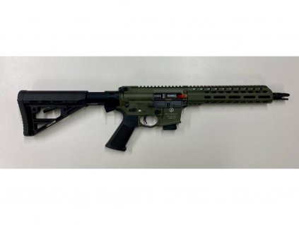 puška samonabíjecí Schmeisser AR-9 S4F 10,5" 9mmL OD green