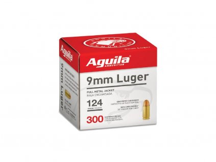 7047 strelivo aguila 9x19 mm luger fmj 124gr sypane po 300 ks
