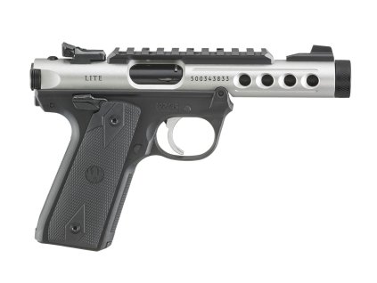 pistole samonabíjecí Ruger Mark IV 22/45 Lite .22LR,stříbrná