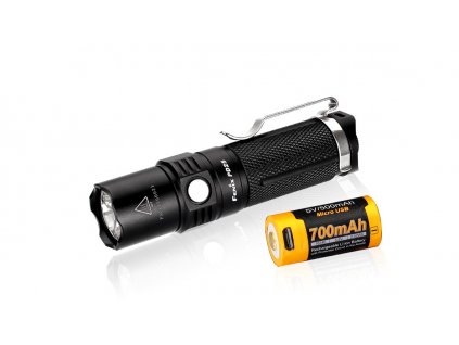 svítilna Fenix PD-25 + AKU USB 700mAh, 550lm