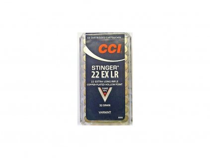 náboj .22LR CCI STINGER CPHP, 32gr