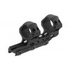 montáž jednodílná předsazená UTG ACU-SYNC 30mm, vysoká (34mm), Picatinny, černá