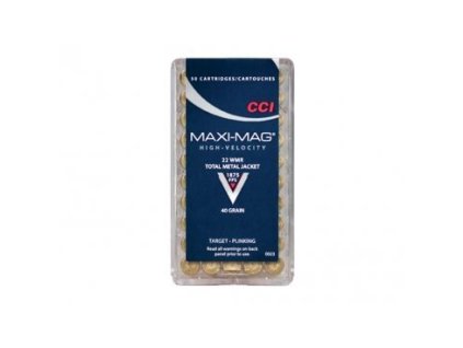CCI, Target/Plinking MAXI-MAG, .22 WMR, 40GR (2,6g), TMJ