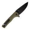 Folding Knife F3 Charlie OD Green G10 Black Tekto Knives 2
