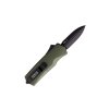 A5 Spry Mini Automatic OTF Knife OD Green Dagger 2 Tekto Knives
