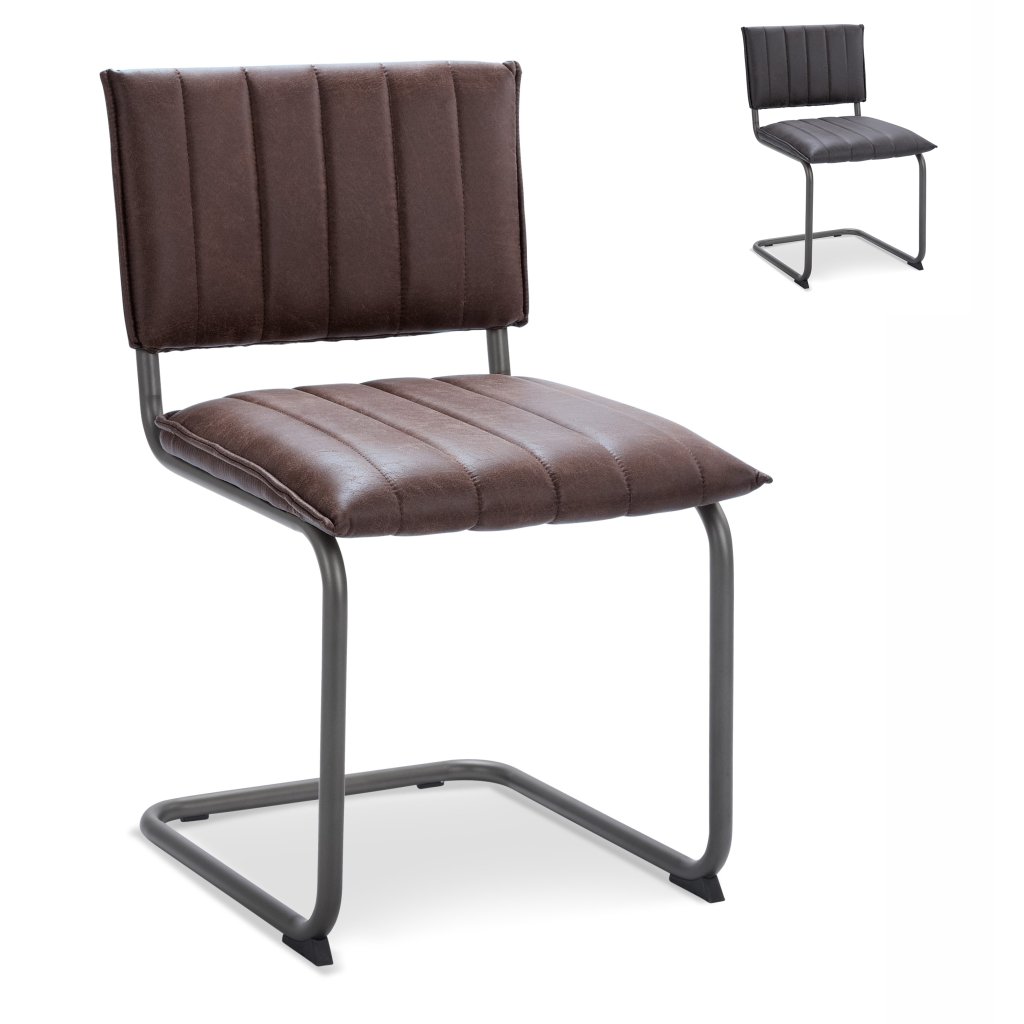 Židle Duncan  Stof Rawhide Grey 05 Gun color frame (Color Grey 05)