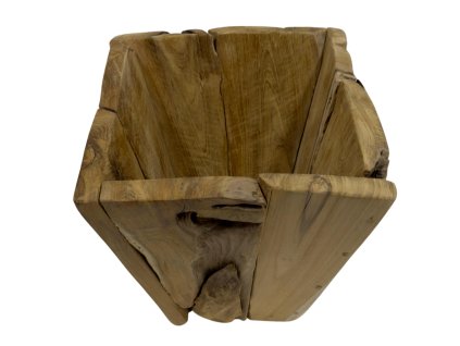 Květník Teak – <table width="386">
<tbody>
<tr>
<td width="386">Čtvercový květník z teaku, poskládaný z jednotlivých kusů prken, přináší přírodní krásu do každého prostoru.</td>
</tr>
</tbody>
</table> | GS Furniture