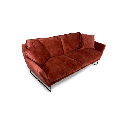 Sofa Flow 2,5 velvet red