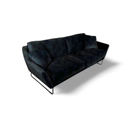 2237 sofa flow 3 velvet blue