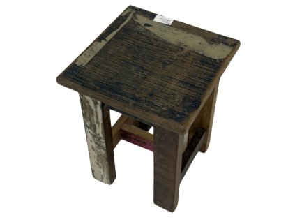 Stolička India 25x25x33 – Malá indická stolička, která přináší do každého prostoru dotek tradičního řemesla a jemné elegance. | GS Furniture