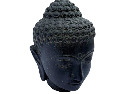 Hlava Buddha 35x32x50 – <p>Elegantní socha hlavy Buddhy ve ztmaveném kamenném vzhledu. Klidná a harmonická dekorace pro interiér i exteriér.</p> | GS Furniture