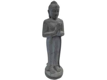 Budha stojící 25x22x81 – <p>Elegantní socha stojícího Buddhy se zklidňující aurou a jemně propracovanými detaily. Symbol harmonie a duchovního poznání.</p> | GS Furniture