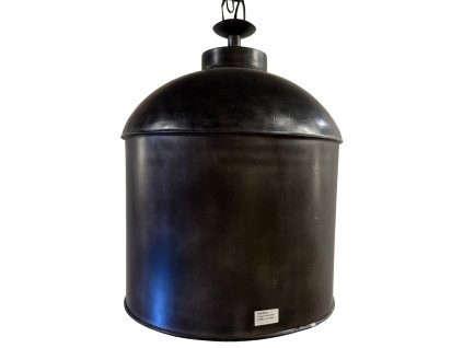 Lampa závěsná kov – <p>Závěsná stropní kovová lampa v tmavé barvě, která dodává prostoru moderní a minimalistický vzhled.</p> | GS Furniture