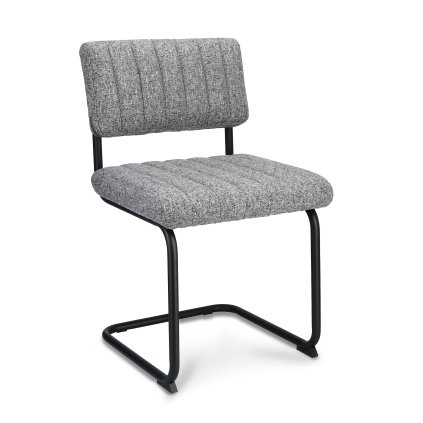 Židle Vik Stof Oasis Grey 65 Frame Black (Color Grey 65)