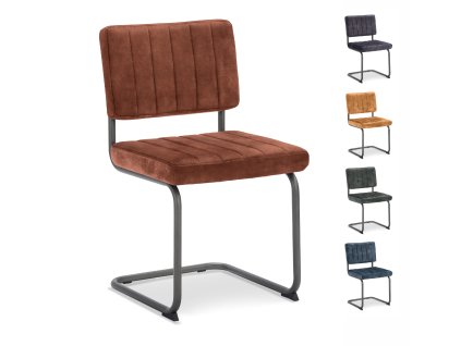 Stoel Quinn Stof Adore Cognac 28 Gun color frame (Barva Cognac 28)