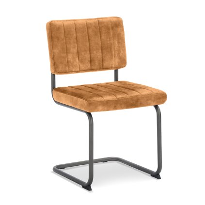 Židle Quinn Stof Adore  Petrol 56 Gun color frame (Color Petrol 56)