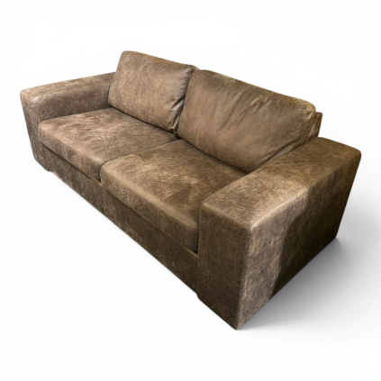 Sofa Novara 3 Microleder Yacht Coffee