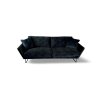 Sofa Flow 3 velvet blue