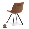 Židle Jagger Microleder Bull Camel 09 Leg Black (Color Camel 09)