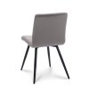 Židle Twiggi Stof Velvet Hcj Hcj-38 Grey Leg Black (Color Hcj-38 Grey)