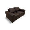 8788 sofa novara 2 microleder yacht espresso
