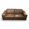 Sofa Novara 3 Microleder Yacht Coffee