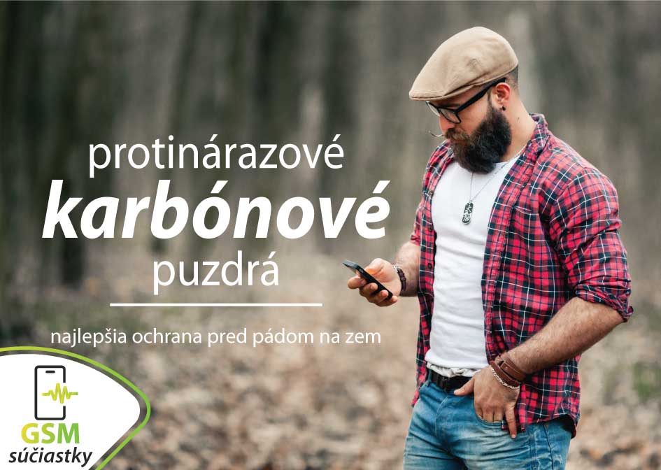 Protinárazové karbónové púzdra