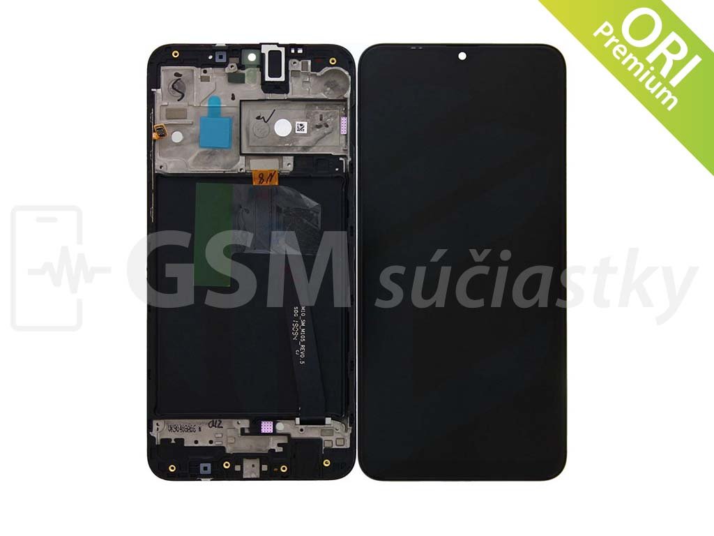 Samsung A105 Galaxy A10 LCD displej + Dotykové sklo a Rám