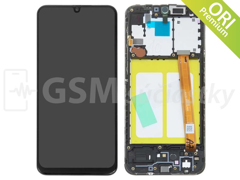 Samsung A202 Galaxy A20e LCD displej + Dotykové sklo a rám