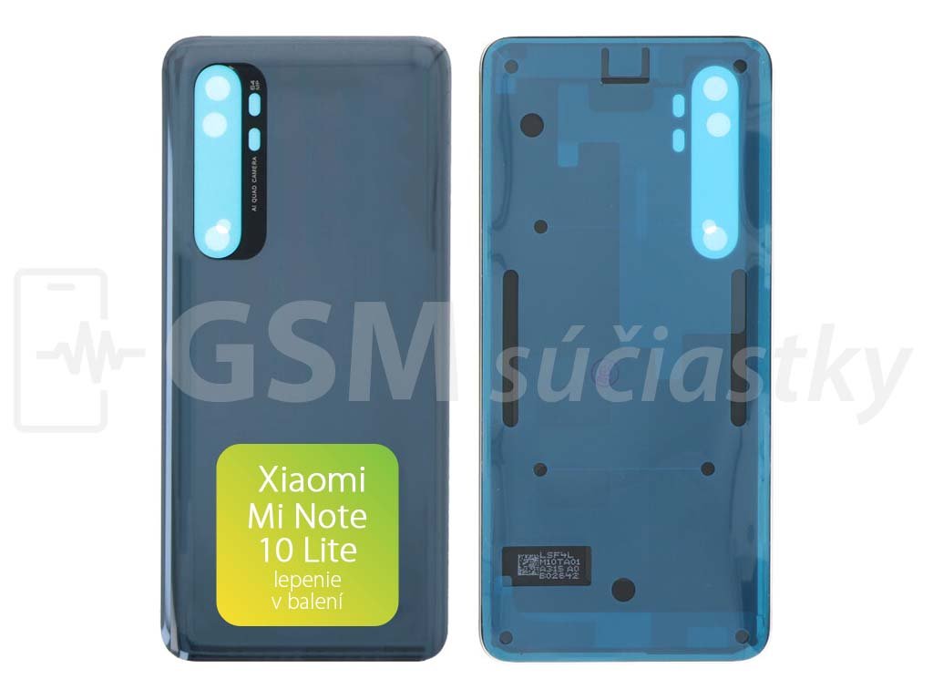 Xiaomi Mi Note 10 Lite Baterkový kryt black