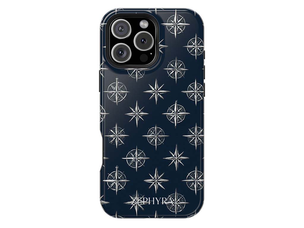 Navy Compass puzdro iphone 15 Pro Max