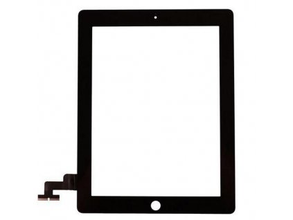 iPad 2 Dotykové sklo čierne