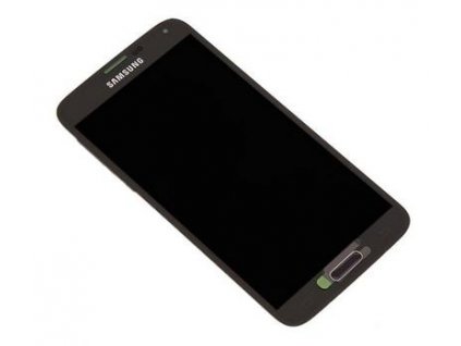 LCD displej Samsung G900 Galaxy S5 - Dotykove sklo zlaté