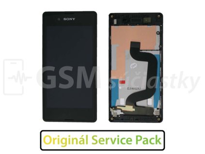 Sony D2203 Xperia E3 LCD displej + dotykové sklo a Rám Originál