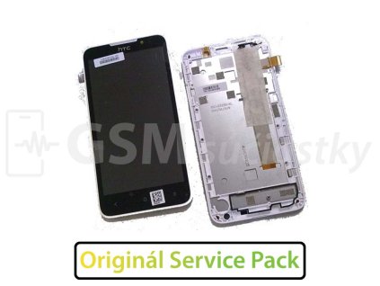 HTC Desire 516 LCD displej + dotykové sklo a Rám Originál